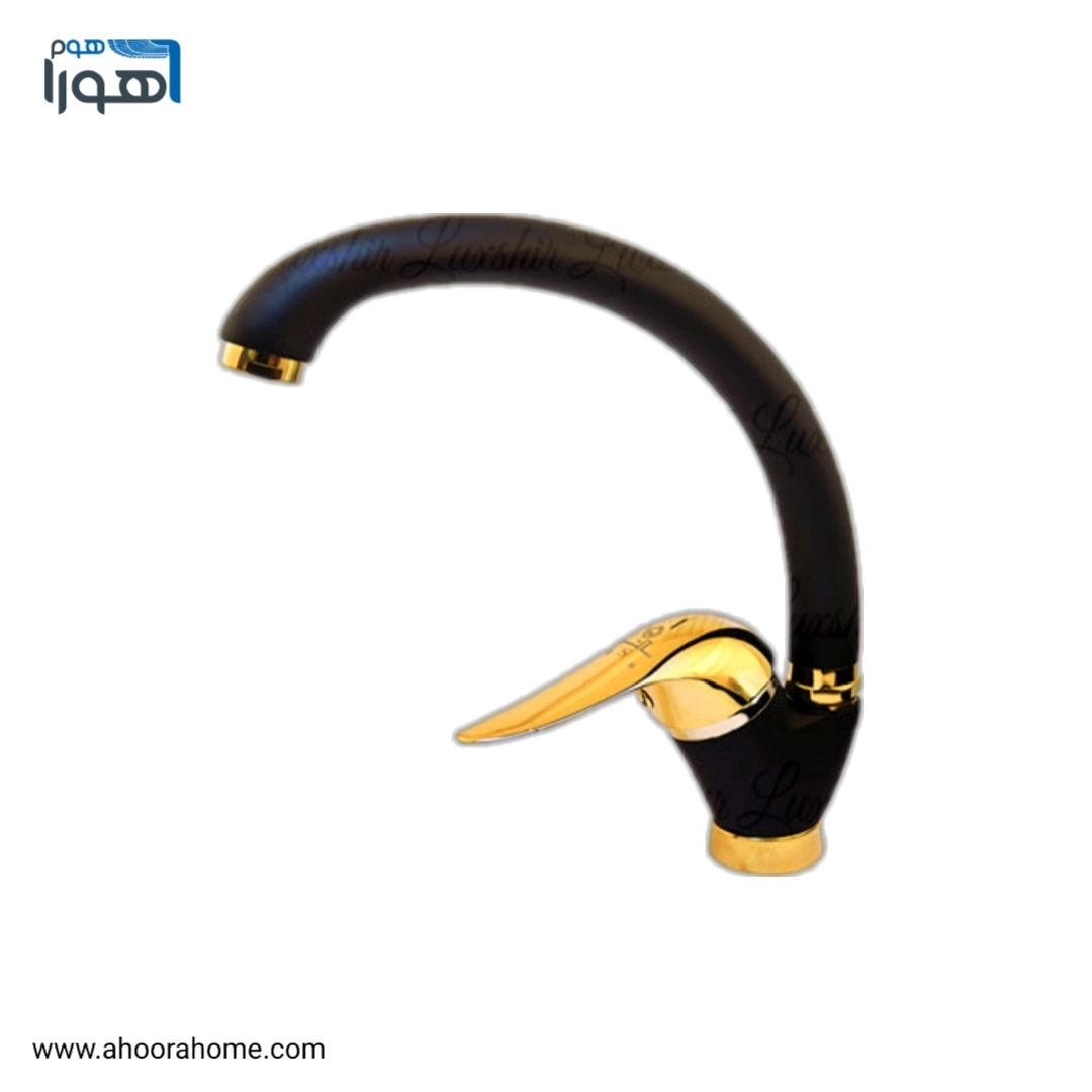 شیر ظرفشویی مدل دنیز مشکی طلا