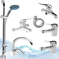 مجموعه 7 تکه دنیز کروم همراه علم دوش