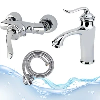 سری شیرآلات آیدا مدل بامبو مجموعه 3 عددی