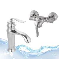 شیرآلات آیدا ست2 عددی سرویس بهداشتی بامبو کروم مات