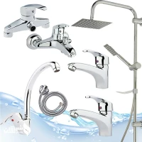 ست شیرآلات آیدا مدل پانیذA-9006 مجموعه7عددی