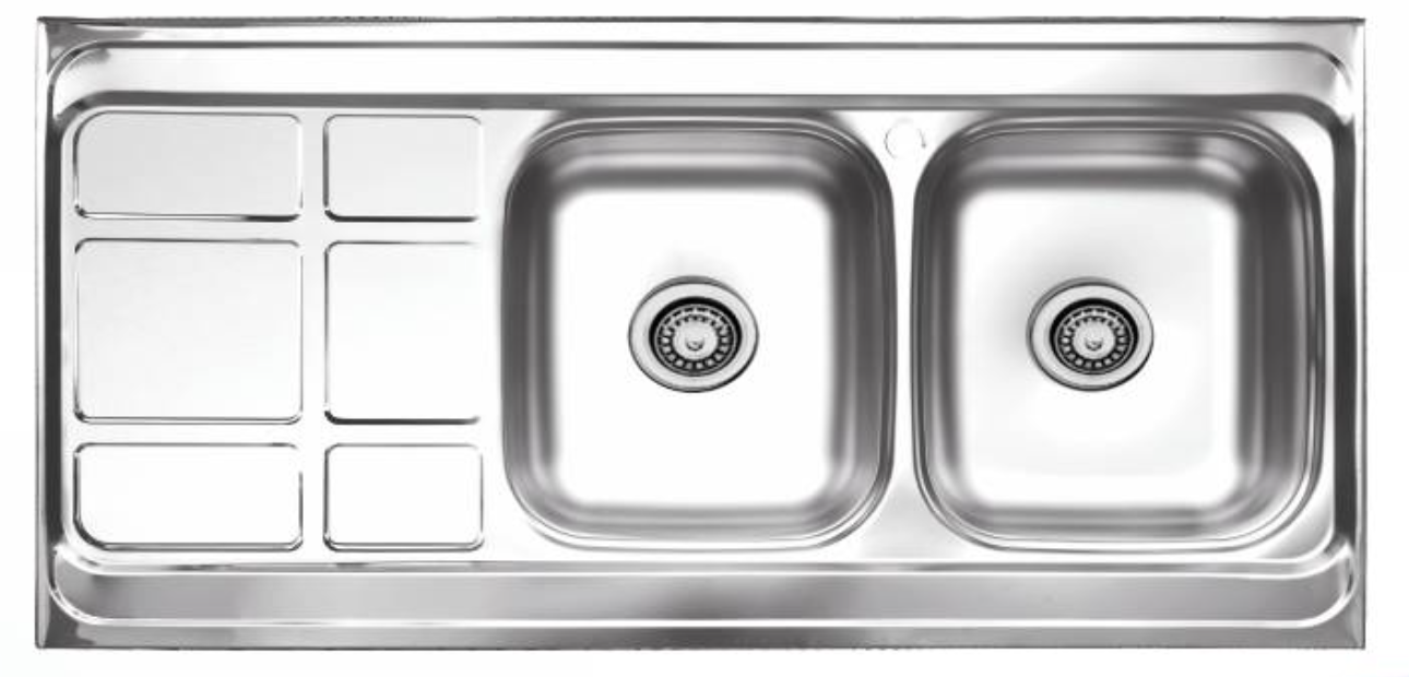 سینک نیمه فانتزی روکار کد SA01 سایز 60×120 عمــق 17