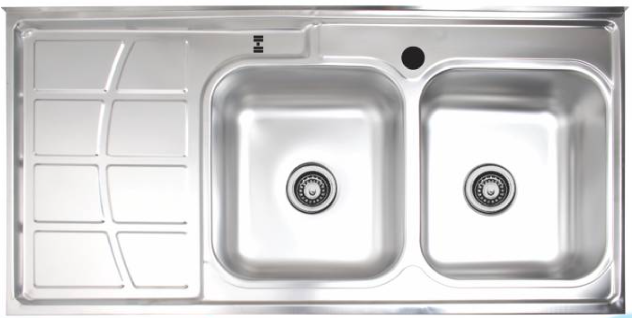 سینک نیمه فانتزی روکار SA44 سایز 60×120 عمق 18