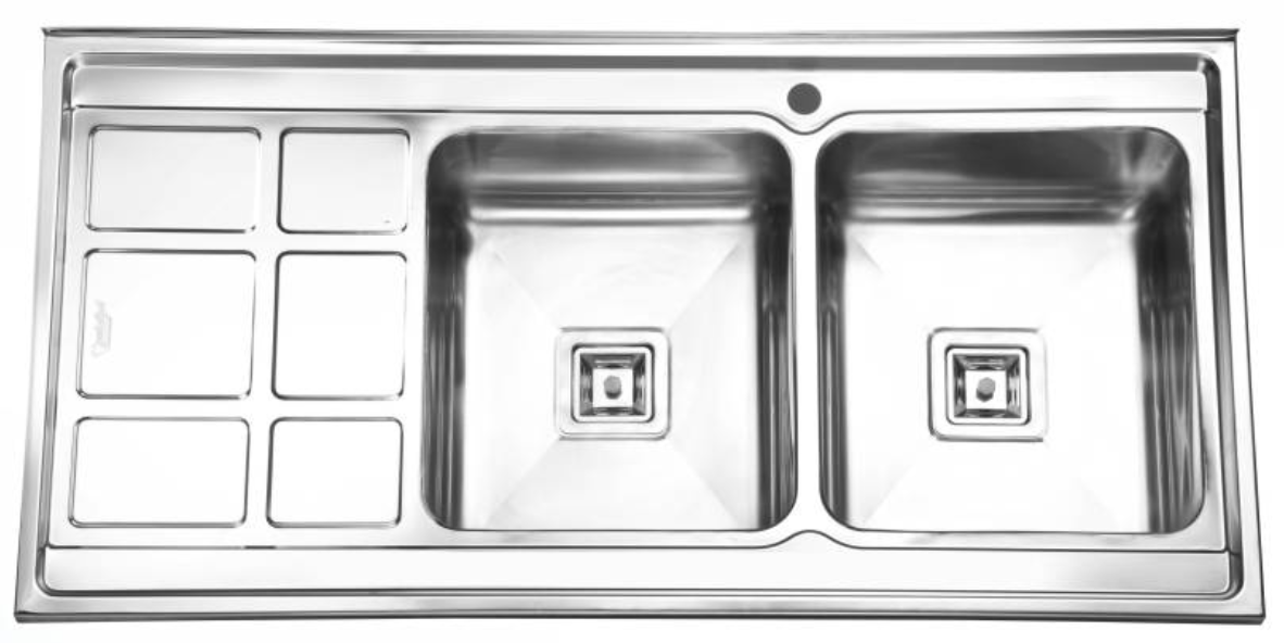 سینک فانتزی روکار SA112 سایز 60×120 عمق 25